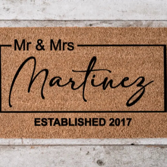 Mr and Mrs Doormat